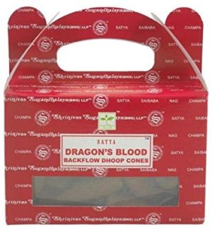 Cônes Backflow Satya Sang de Dragon – Force et Protection Énergétique