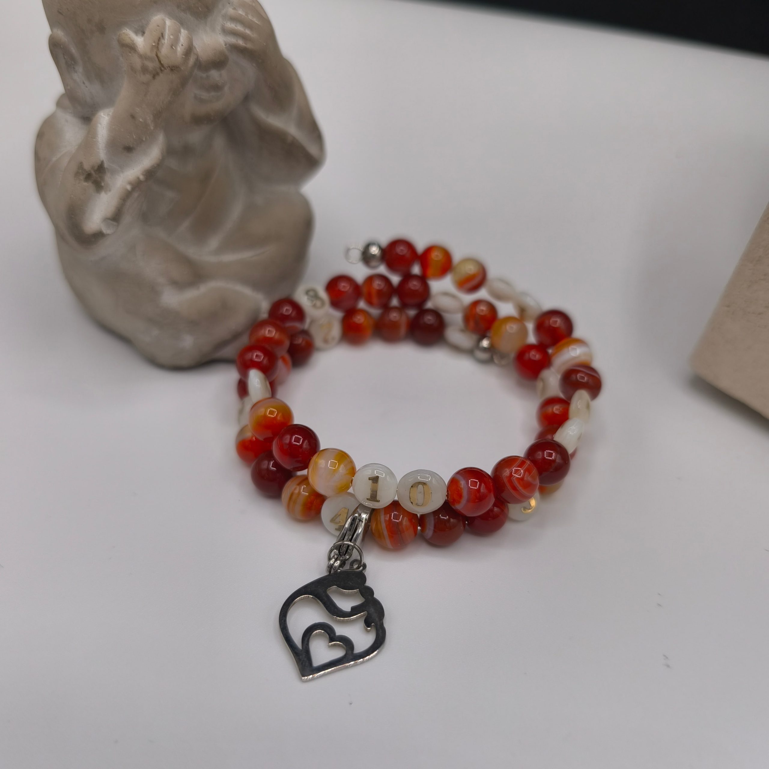 Bracelet d’Allaitement "Énergie & Vitalité" – Cornaline – Image 3