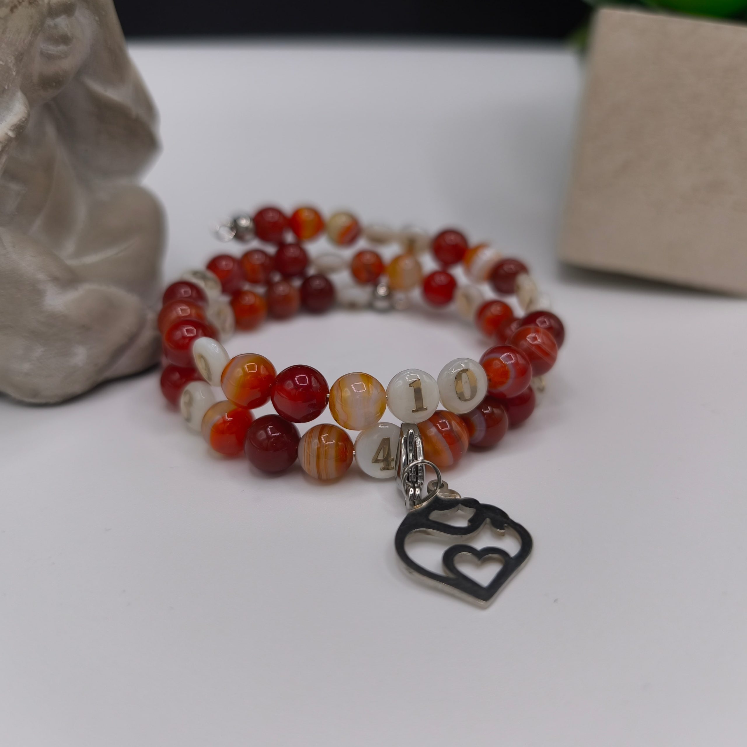 Bracelet d’Allaitement "Énergie & Vitalité" – Cornaline – Image 2