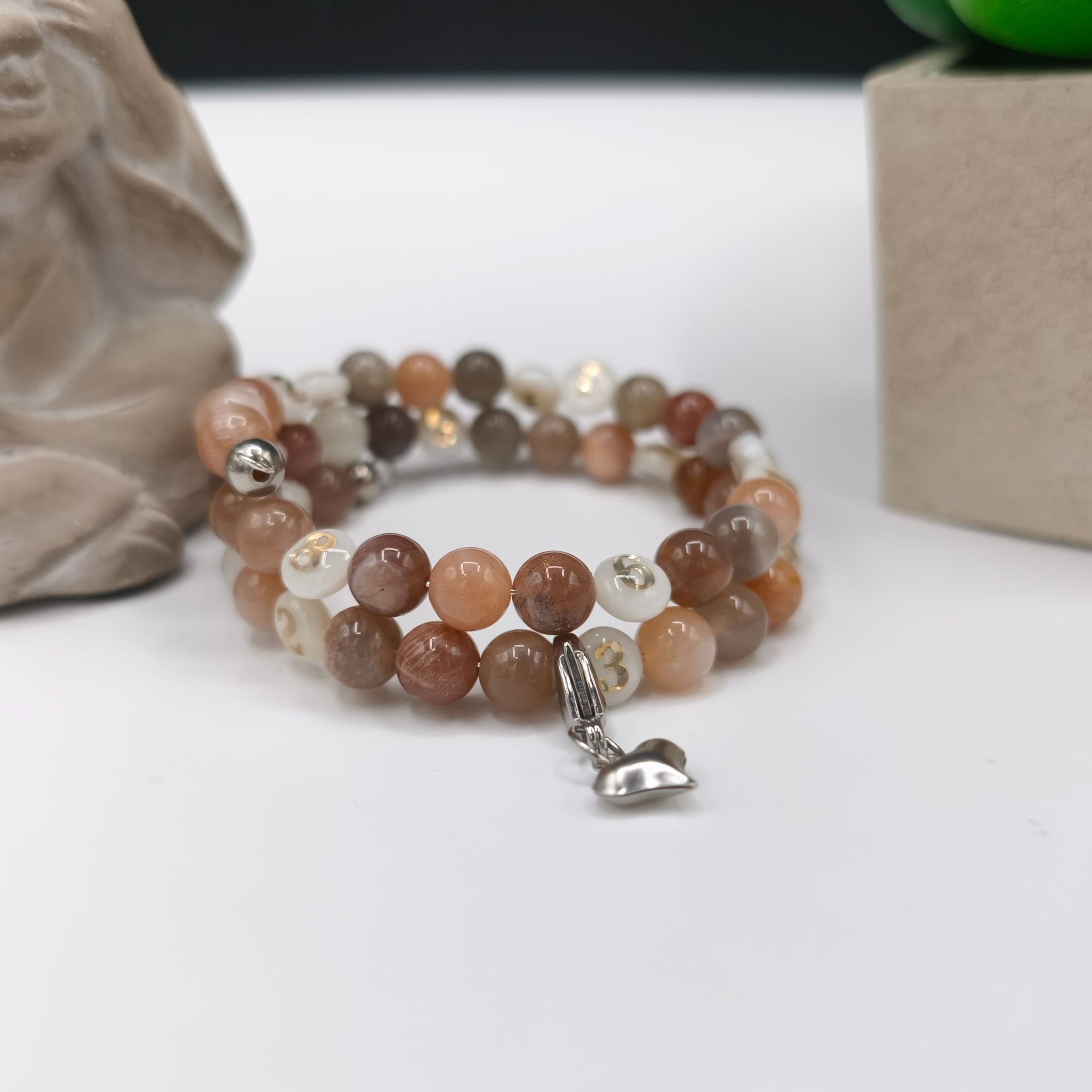 Bracelet d’Allaitement "Féminité Équilibrée" – Pierre de Lune – Image 5