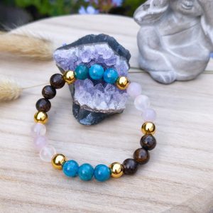 bracelet estime de soi pierres naturelles