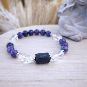 bracelet poisson lepidolite
