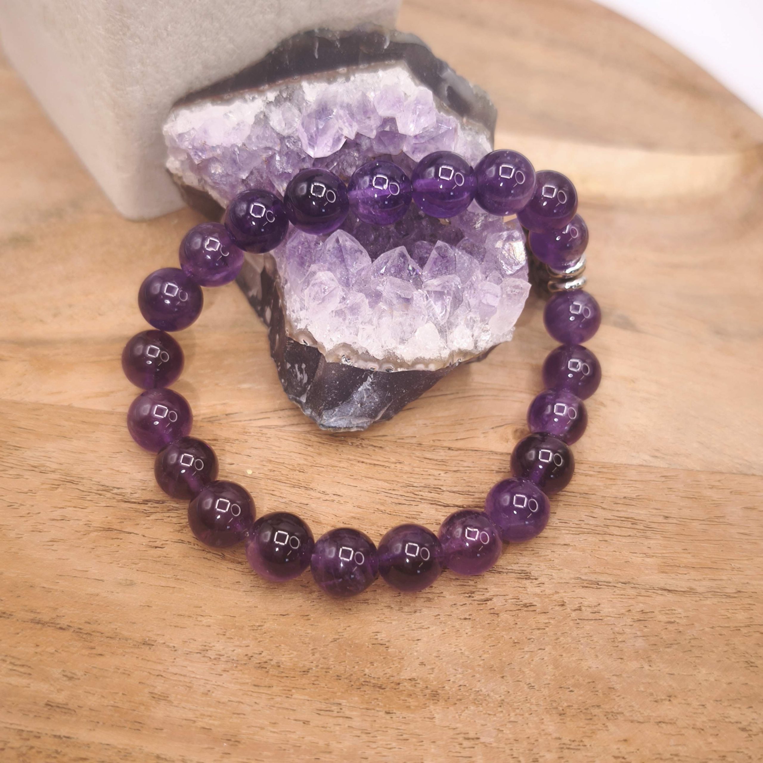 Bracelet Améthyste – Sérénité & Équilibre intérieur – Image 3