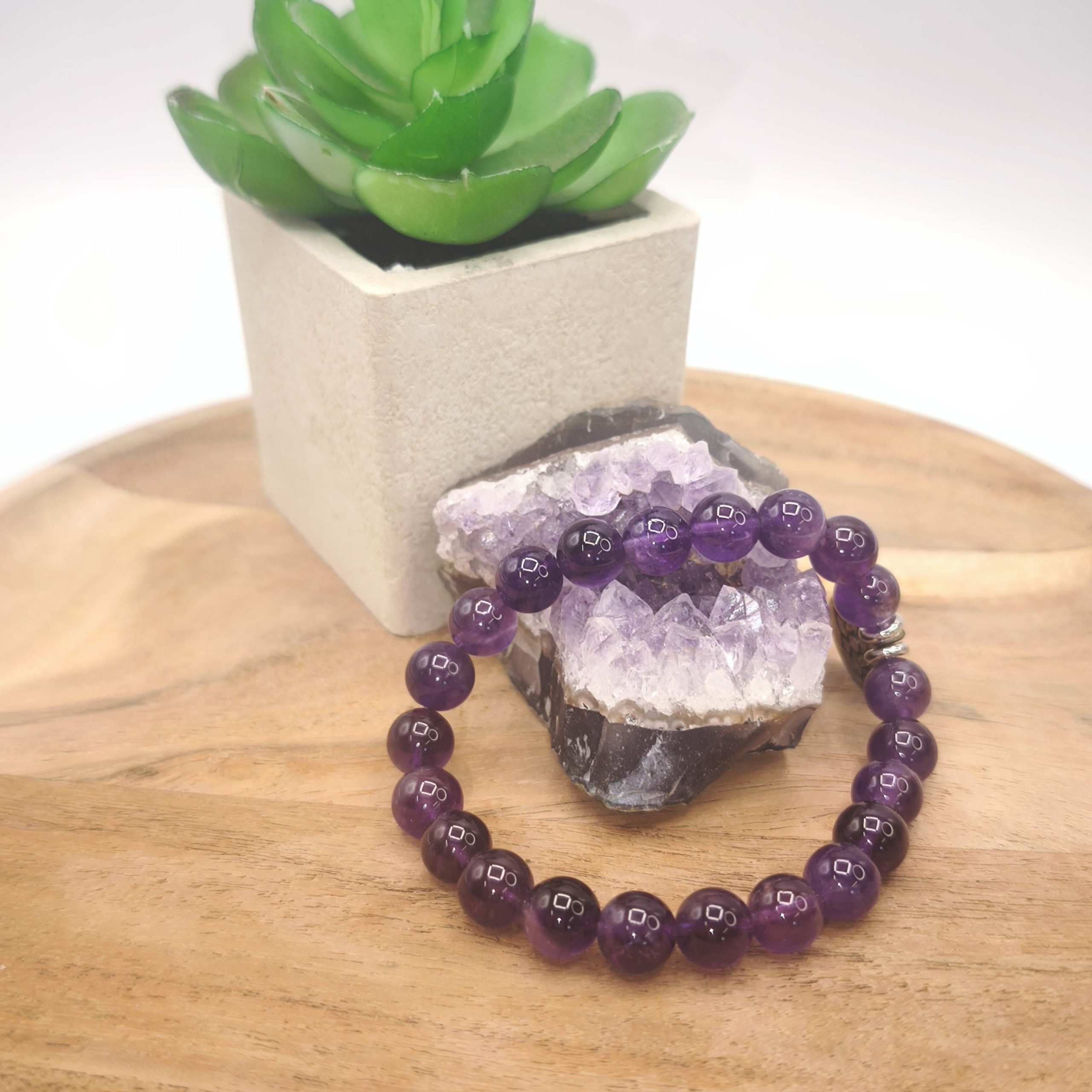 Bracelet Améthyste – Sérénité & Équilibre intérieur – Image 2