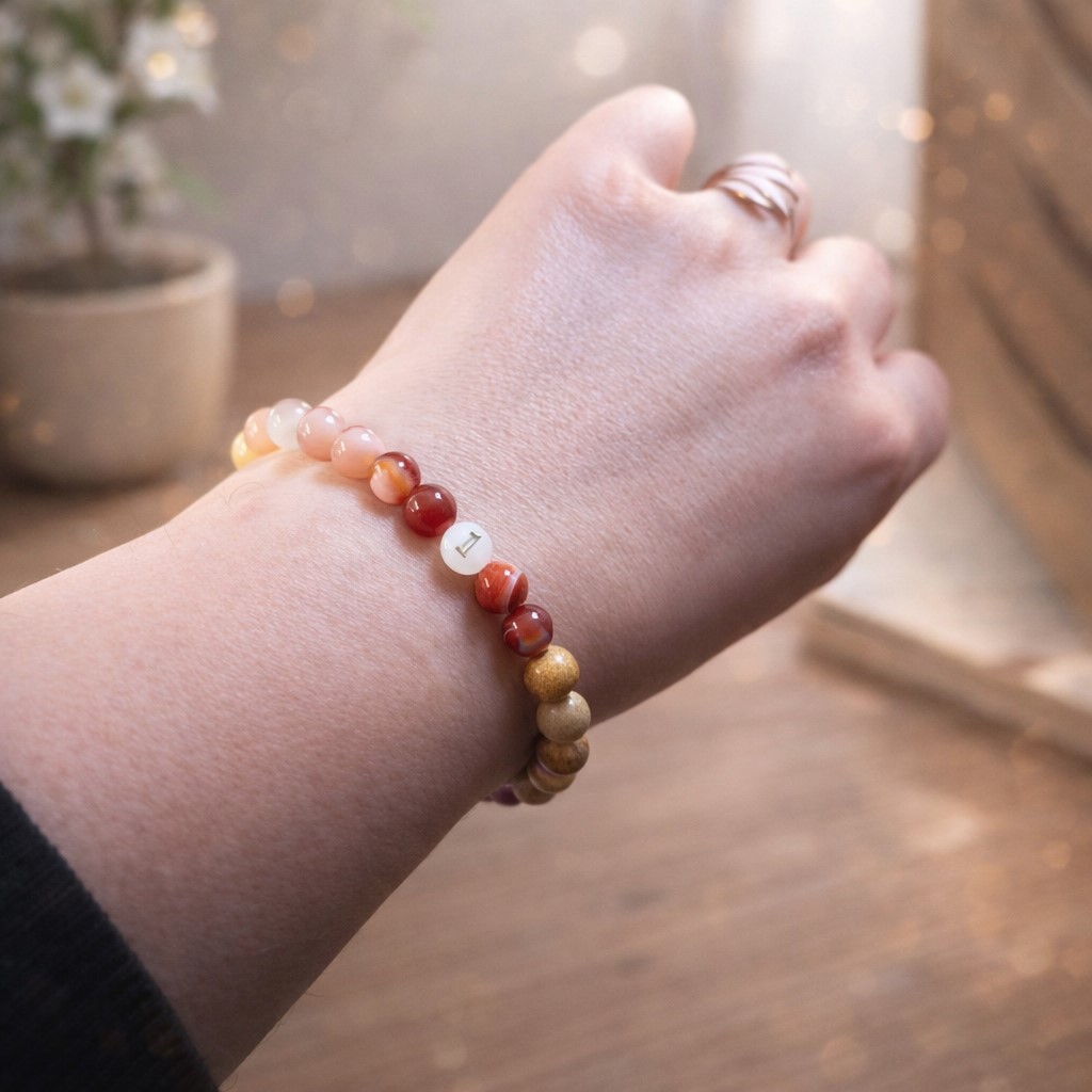 Bracelet Parcours de Vie personnalisé en numérologie avec pierres naturelles – Les Secrets de Pierre
