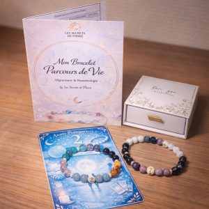 Bracelet Parcours de Vie personnalisé en numérologie avec pierres naturelles – Les Secrets de Pierre