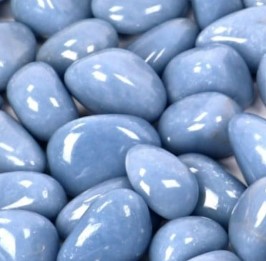 angelite pierre naturelle bleue lithotherapie