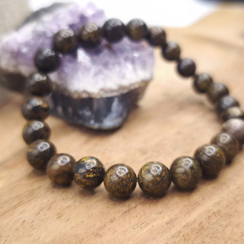 bronzite pierre naturelle brune lithotherapie