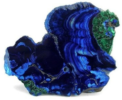 azurite pierre naturelle bleu profond lithotherapie