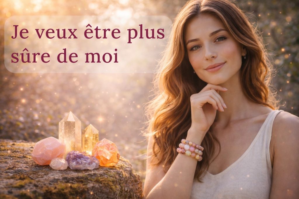 bracelet lithothérapie confiance en soi