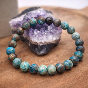 Bracelet – Apaiser ses émotions jaspe aqua terra