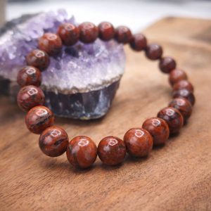 Bracelet – Retrouver courage et stabilité jaspe brechique