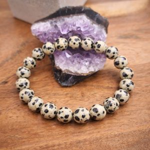 Bracelet – Retrouver légèreté et spontanéité Jaspe dalmatien