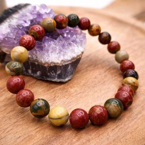 Bracelet – Avancer avec confiance jaspe polychrome