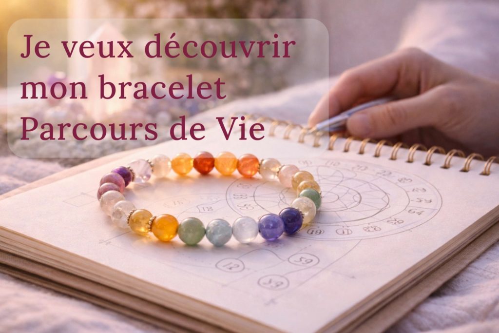 bracelet parcours de vie numérologie pierre naturelle