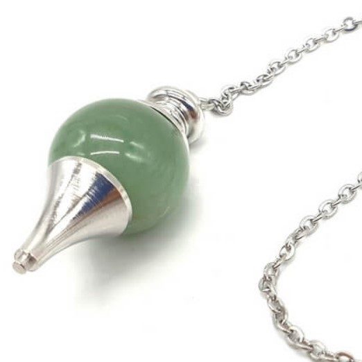 Pendule sphère Aventurine Verte 4cm