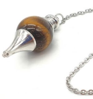 Pendule sphère œil de tigre