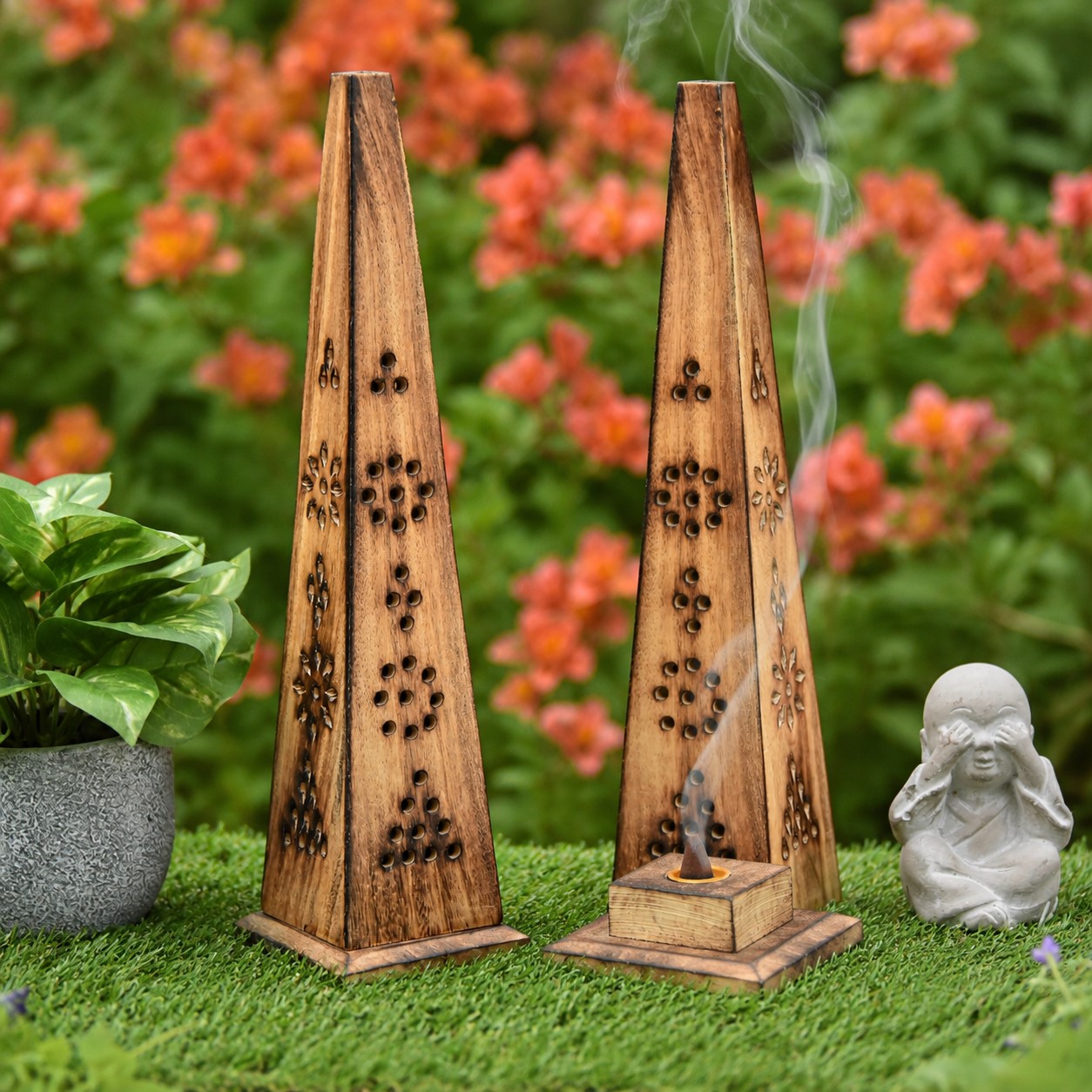 Porte-Encens Grande Pyramide 30 cm