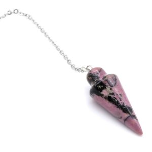 Pendule Goutte Rhodonite 3cm