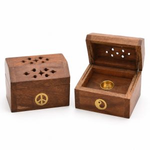 Porte-Encens Cônes en Bois – Boîte 8 cm