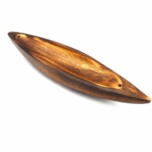porte encens pirogue 25 cm