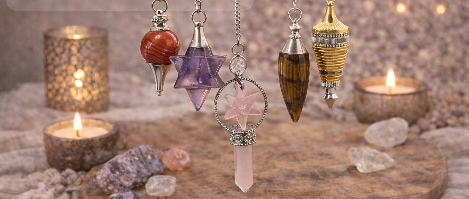 Pendules en pierres naturelles pour approfondir ses ressentis.